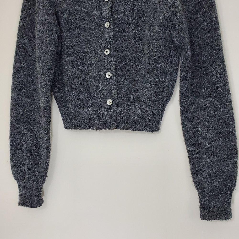 By Design Gray Fuzzy Sweater. Size Small - Picture 5 of 11